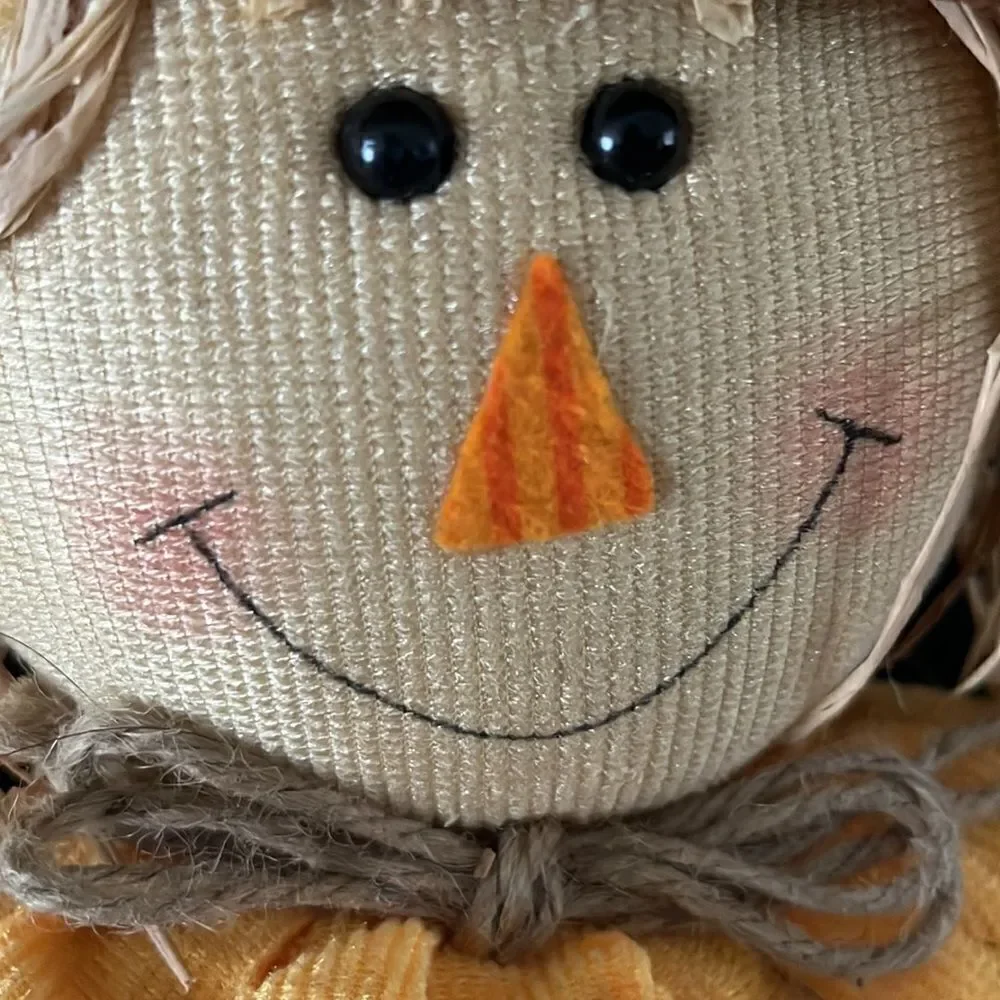 Autumnal Scarecrow Decoration For Tabletop Use- 22” by 15”